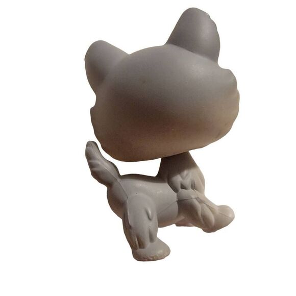 Littlest Pet Shop Husky #69 Puppy White Hasbro 2005 Vintage - Picture 4 of 4